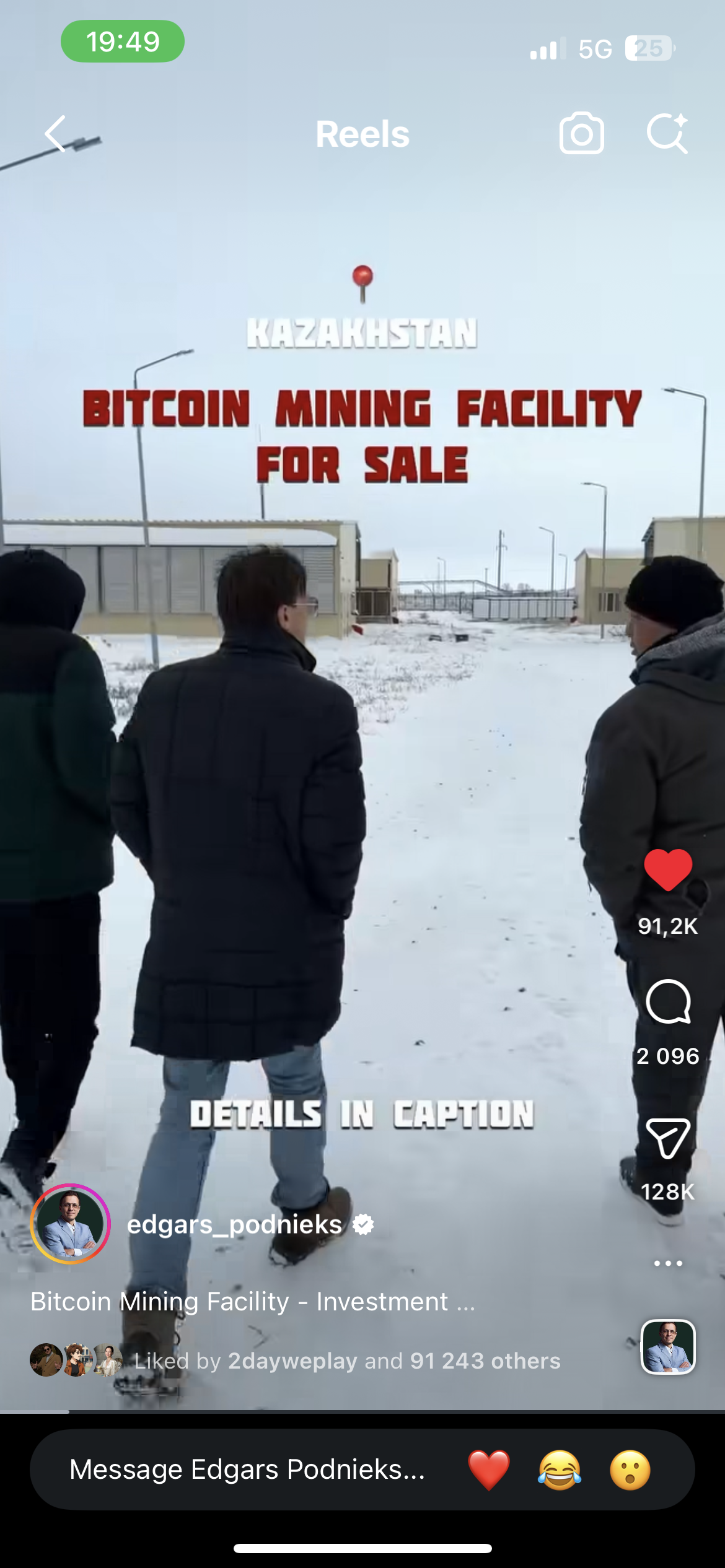 Viral reel — Kazakhstan facility