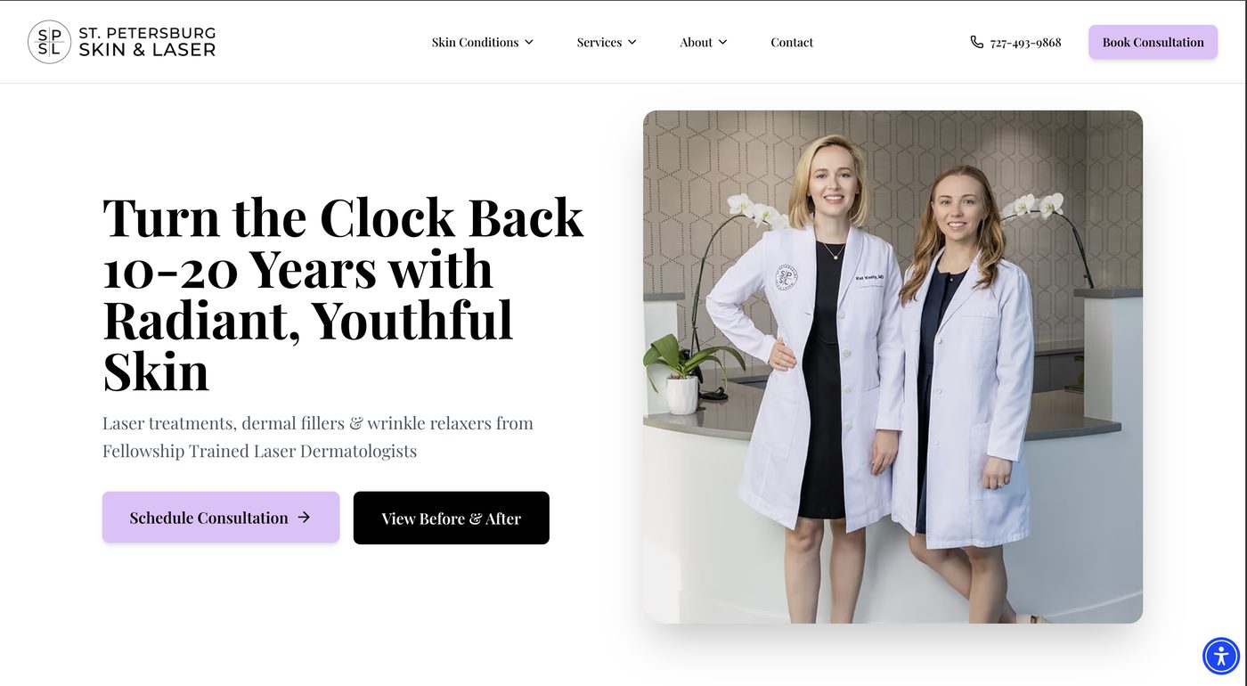 St. Petersburg Skin & Laser — Dr Kat Kesty and Dr Chelsea Kesty, live site