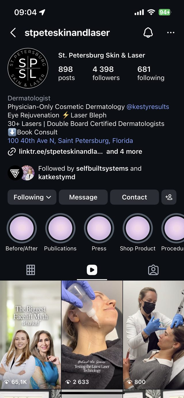 St. Petersburg Skin & Laser — physician-only cosmetic dermatology